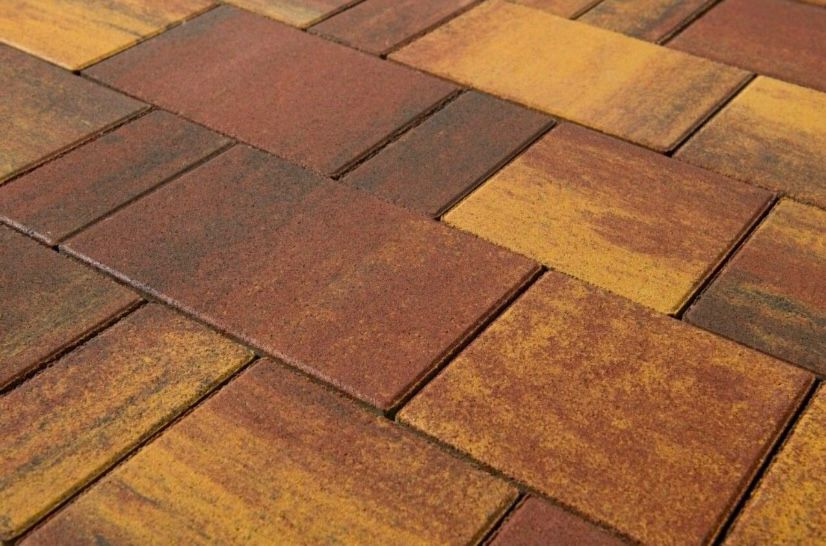 Тротуарная плитка Новый город Ландхаус ColorMix Миндаль 60 мм